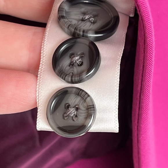 Twik (XS) dark pink tailored blazer with burgundy lining, EUC, by Simons. - Picture 6 of 16